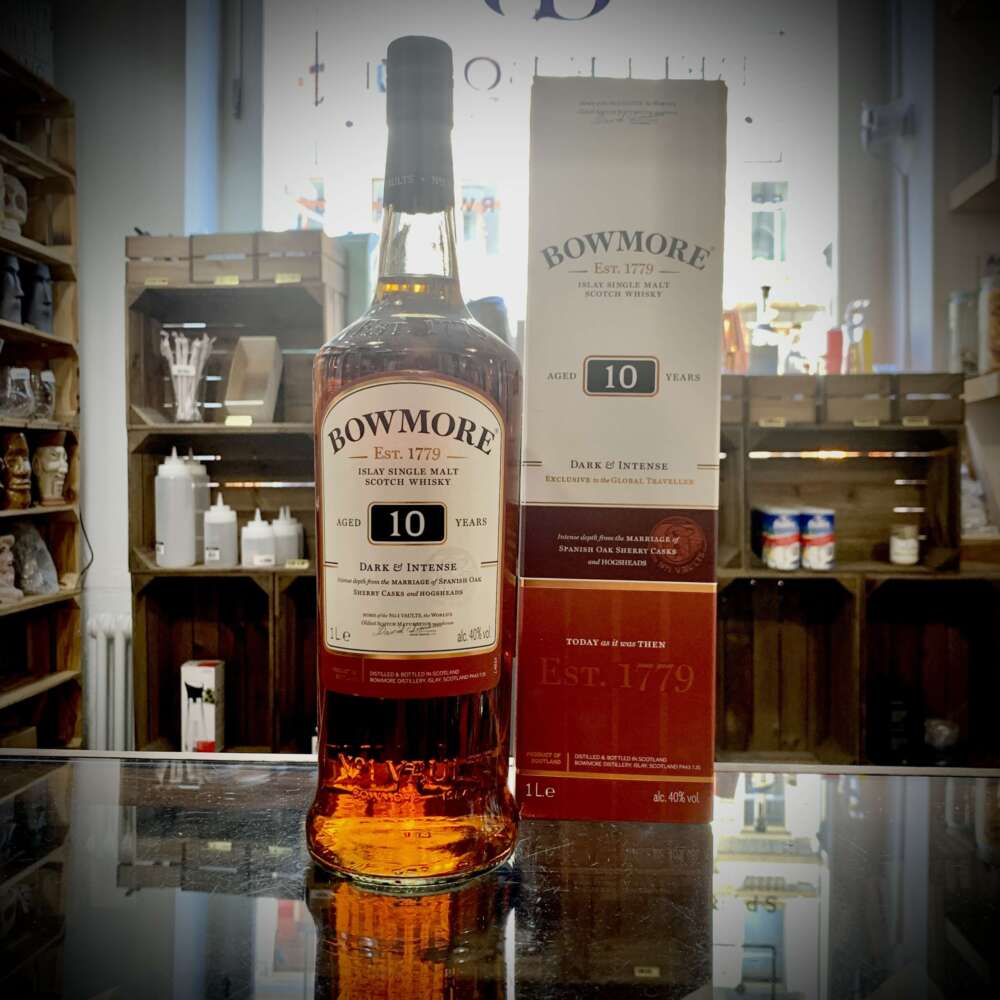 Bowmore 10Yo Dark & Intense  40% 1l – Bild 3