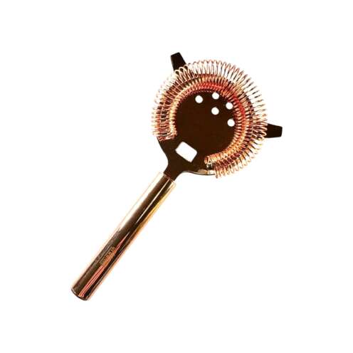 Hochwertiges Barzubehör: Der Hawthorne Biloxi Julep Strainer Kupfer für präzises Abseihen und elegantes Design. Jetzt im Belle Booze Shop erhältlich!