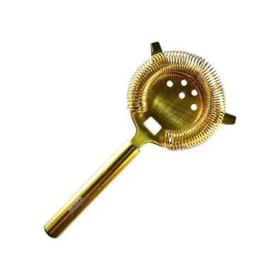 Alternative view of Hawthorne Biloxi Julep Strainer Gold