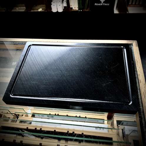 Kl. Schneidebrett rutschfest Polypropylen schwarz 29,5x19,5cm