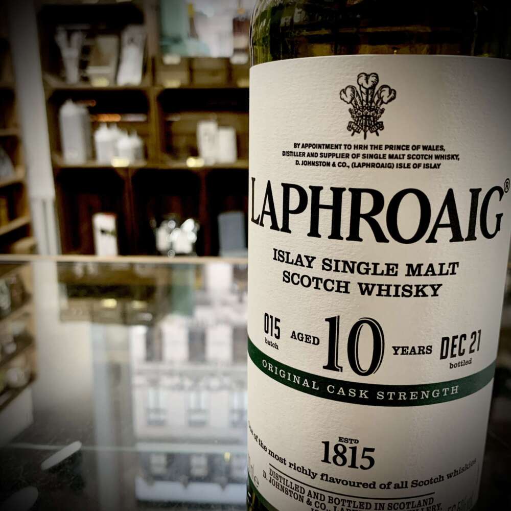 Laphroaig Cask Strength Whisky 10y 56,5% 0,7l – Bild 2