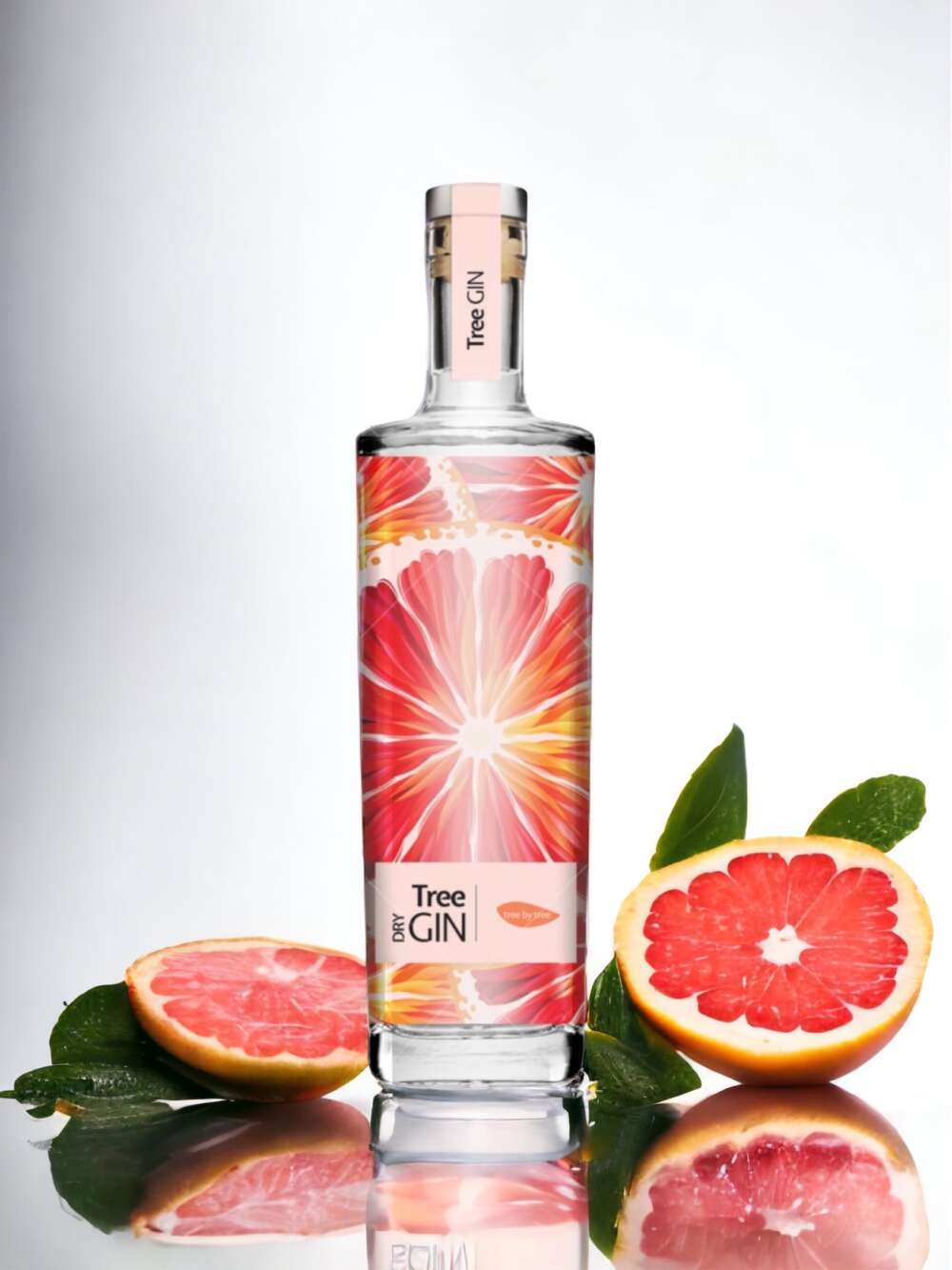 Tree Dry Gin Pink Grapefruit 42% 0,5L – Bild 2