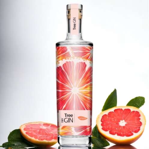 Alternative view of Tree Dry Gin Pink Grapefruit 42% 0,5L