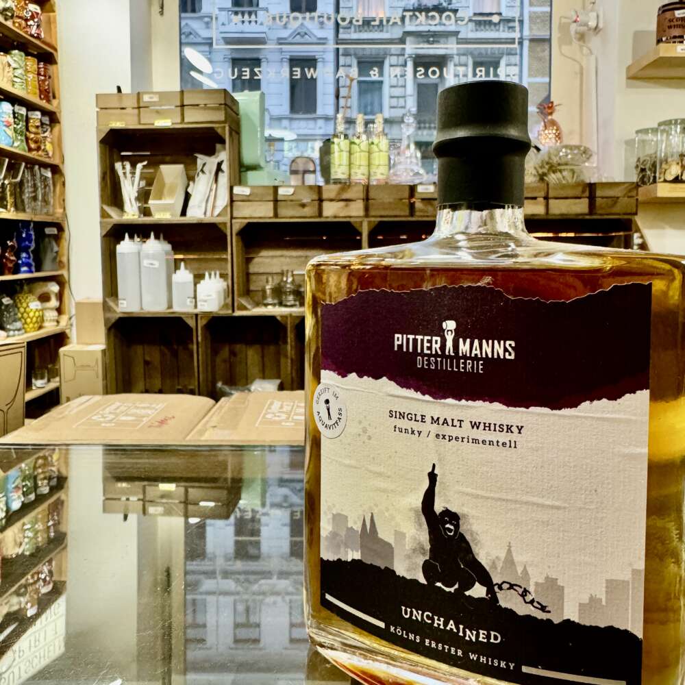 Unchained Single Malt Whisky Köln Funky Coffee 44% 0,5l – Bild 2
