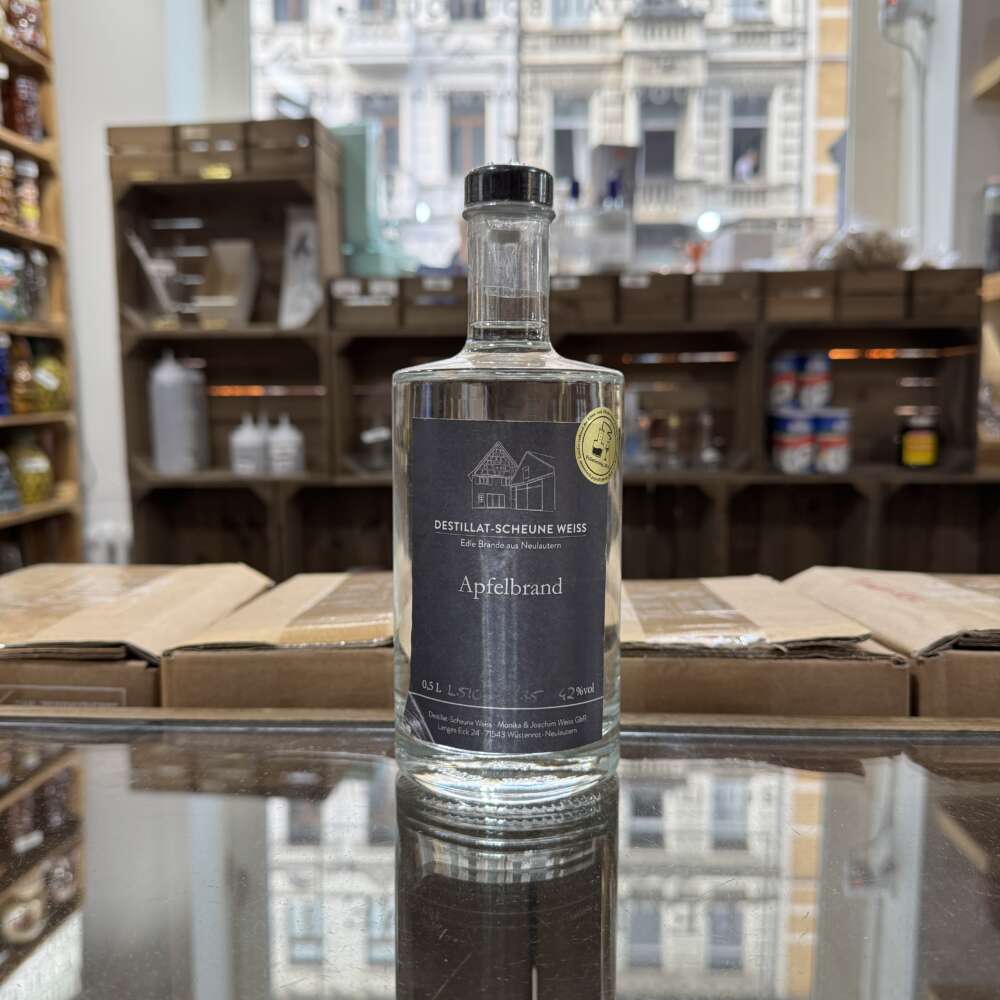 Destillat Scheune Weiss Apfelbrand 40% 0,5l