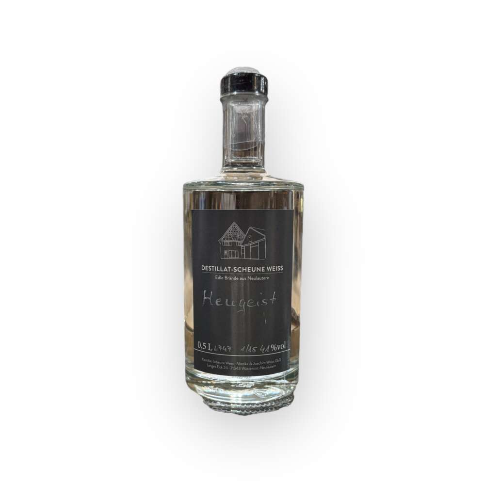 Destillat Scheune Weiss Heugeist 40% 0,5l – Bild 3