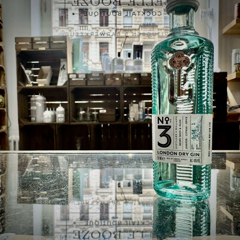 London No. 3 Berry Bros. Rudd London Dry Gin 46% 0,05l – Bild 2