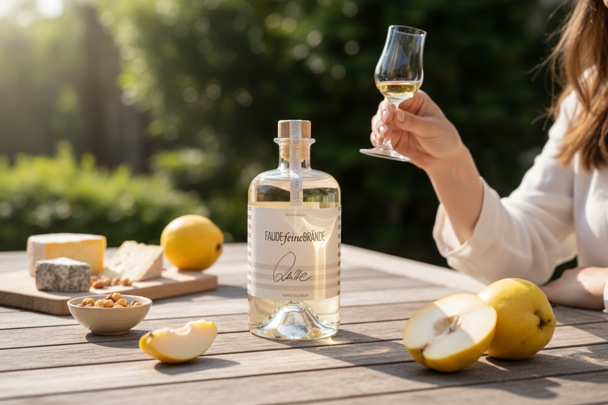 Faude feine Brände Quitte 40% 0,5l – Bild 3