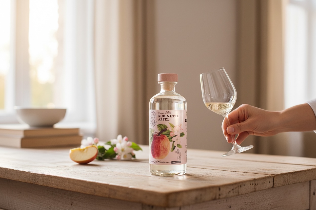 The Mosel Distillers Rubinette Apfel 40% 0,5l – Bild 3