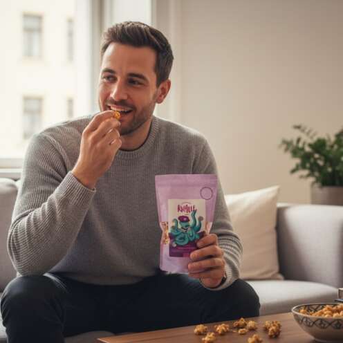 Alternative view of Knalle Popcorn Franzbrötchen 100g