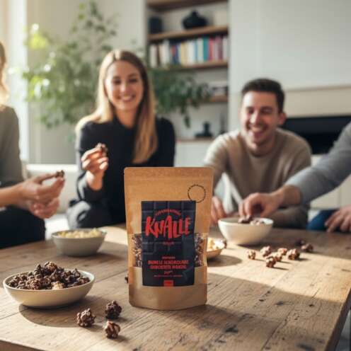 Alternative view of Knalle Popcorn Dunkle Schokolade Geröstete Mandel 100g